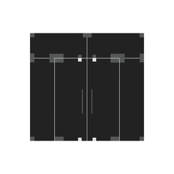 Podlahové samozatvárače Strieborný JNF