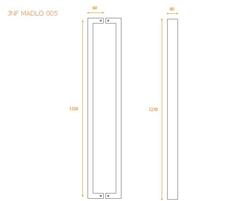 Madlá hranaté vyosené Strieborný JNF