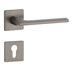 Kľučky na hranatých rozetách Sivý APRILE