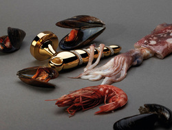 Kľučky na okrúhlych rozetách Zlatý LINEA CALI