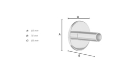 Príslušenstvo k elektrickým sušiakom uterákov Strieborný SMEDBO
