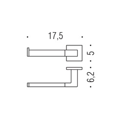Držiaky toaletného papiera Strieborný COLOMBO