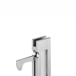 Mušle a madielka na posuvné sklenené dvere Strieborný JNF