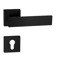 Kľučky na hranatých rozetách Čierny Tupai