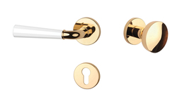 Kľučky na okrúhlych rozetách Kombinovaný APRILE