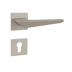 Kľučky na hranatých rozetách Strieborný Tupai