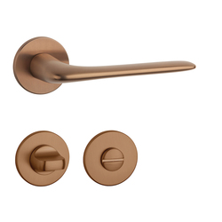 Kľučky na okrúhlych rozetách Medený APRILE