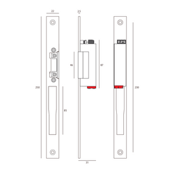 QR - JNF - ZÁMOK ELEKTRICKÝ IN.20.651 Strieborný JNF