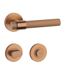 Kľučky na okrúhlych rozetách Medený STERK