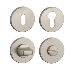 Okrúhle rozety Strieborný APRILE