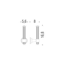 Držiaky toaletného papiera Zlatý COLOMBO