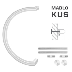 Madlá okrúhle vyosené Biely FT