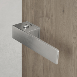 Kľučky s integrovaným uzamykaním Strieborný Tupai