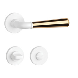 Kľučky na okrúhlych rozetách Kombinovaný APRILE