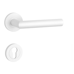 Kľučky na okrúhlych rozetách Biely STERK