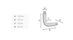 Madlá do kúpeľne Strieborný SMEDBO