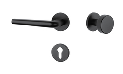 Kľučky na okrúhlych rozetách Čierny APRILE