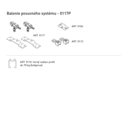 Sety - koľajnice a vozíky na posuvné drevené dvere  SISCO SISTEM