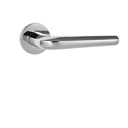 Kľučky na okrúhlych rozetách Strieborný Tupai