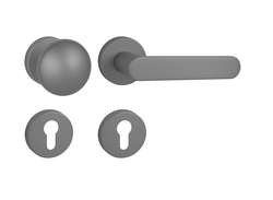 Kľučky na okrúhlych rozetách Sivý FROSIO BORTOLO