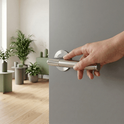Kľučky na okrúhlych rozetách Kombinovaný MPK