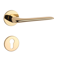 Kľučky na okrúhlych rozetách Zlatý APRILE