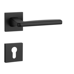 Kľučky na hranatých rozetách Čierny APRILE