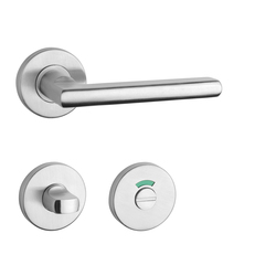 Kľučky na okrúhlych rozetách Strieborný STERK