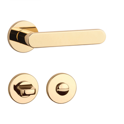 Kľučky na okrúhlych rozetách Zlatý APRILE