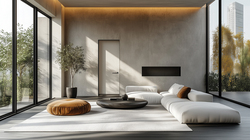 Minimalistické kľučky bez rozety na interiérové dvere Čierny NUDA - VERUM ITALY