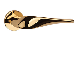 Kľučky na okrúhlych rozetách Zlatý APRILE