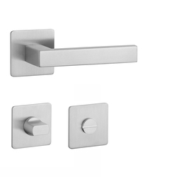 Kľučky na hranatých rozetách Strieborný STERK