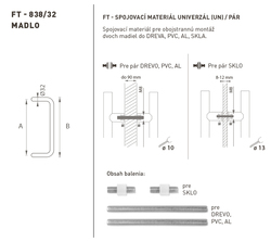 Madlá okrúhle vyosené Biely FT