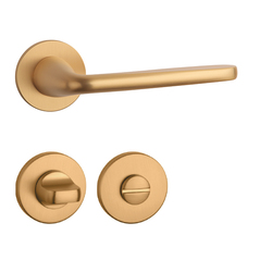 Kľučky na okrúhlych rozetách Zlatý APRILE