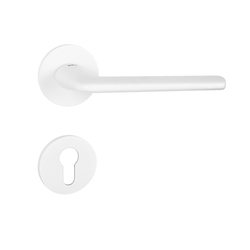 Kľučky na okrúhlych rozetách Biely Tupai