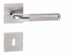 Kľučka na dvere TI - DACAPO - HRN 791Q NEM/CHL - nerez matná/chróm lesklý | MP-KOVANIA.sk
