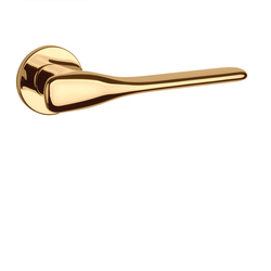 Kľučky na okrúhlych rozetách Zlatý APRILE