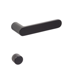 Minimalistické kľučky bez rozety na interiérové dvere Čierny NUDA - VERUM ITALY