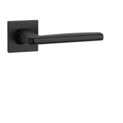 Kľučky na hranatých rozetách Čierny APRILE