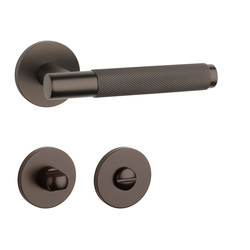 Kľučky na okrúhlych rozetách Hnedý APRILE