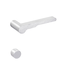 Minimalistické kľučky bez rozety na interiérové dvere Strieborný NUDA - VERUM ITALY