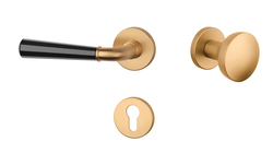 Kľučky na okrúhlych rozetách Kombinovaný APRILE