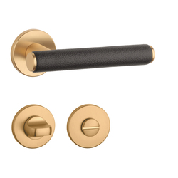 Kľučky na okrúhlych rozetách Zlatý APRILE