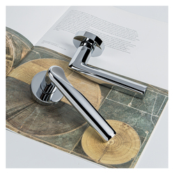 Kľučky na okrúhlych rozetách Strieborný COLOMBO