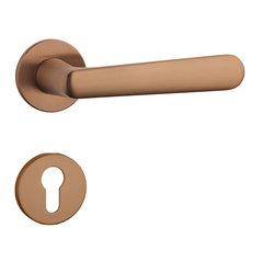 Kľučky na okrúhlych rozetách Medený APRILE