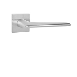 Kľučky na hranatých rozetách Strieborný Tupai