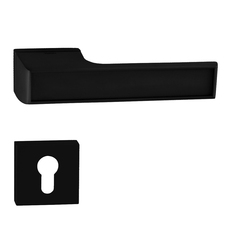 Kľučky na obdĺžnikových rozetách Čierny Tupai