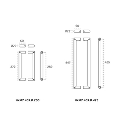 Madlá okrúhle priame Strieborný JNF