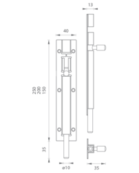 Dverné závory Strieborný JNF