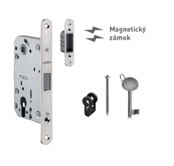 JNF - FREE LINE Magnetický zámok IN.20.835 - BB + protiplech BB otvor pre kľúč, 85 mm